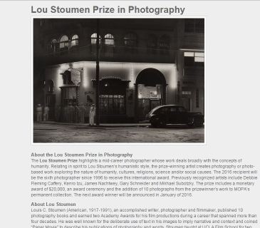 Lou Stoumen Prize