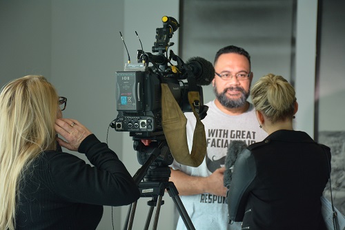 TV3 Crew - Artist interview