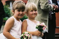 Sophia and Paige; What Pretty Little Flower Girls!!