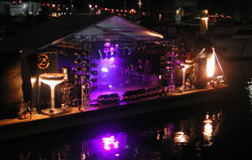 Judi Millar; Floating stage/Lindauer; Lindauer Party at the Viaduct