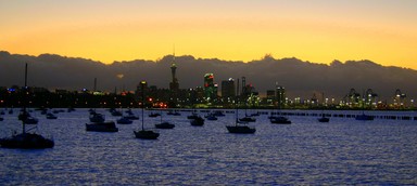Michael R. Page; Auckland Twilight; From Kelly Tarltons