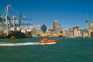 John Ling; Ports of Auckland; Photo was taken while the Ports of Auckland invites Aucklander to enjoy a free boat tour around the Ports of Auckland.