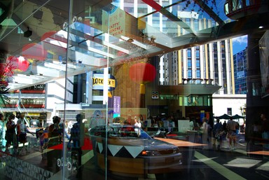 Jo Mertens; Transparent Auckland; Glass Facade of Skycity