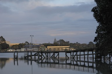 Sam Mence; Mirror Image; Wharf of Beachhaven Point