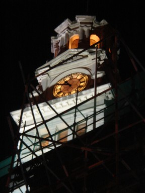 Susan Wang; Construction Clock Tower Town Hall June 2007