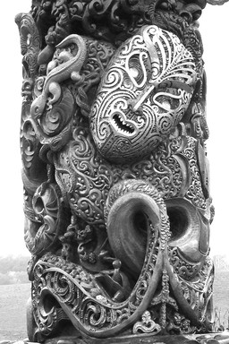 Maori carving at Telstra Clear Events Center