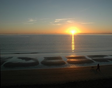 Peter MacDonald; Sunrise over Milford Beach