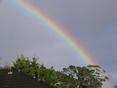 Winifred Struthers;Rainbow;Taken from my back door