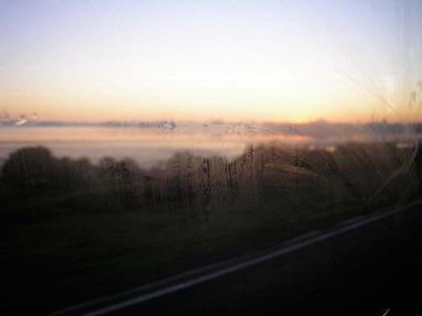 Jenny Jeffries; Turner interpretation of Auckland; On a frosty morning heading in to town from Te Atatu
