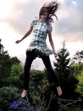 Hannah Andersen; Numb; Blockhouse bay   Evie on a trampoline