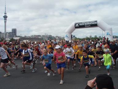Auckland's fit children run 2.195kms!