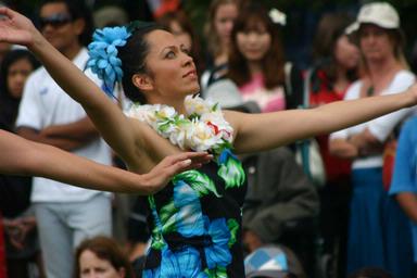  In the hula moment...