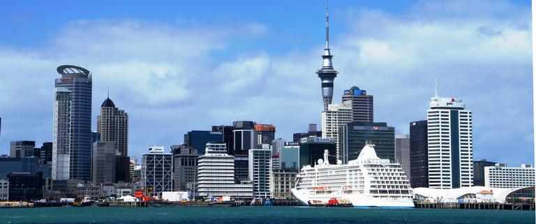 Stuart Weekes; Auckland; View from the Waitemata on a summer afternoon