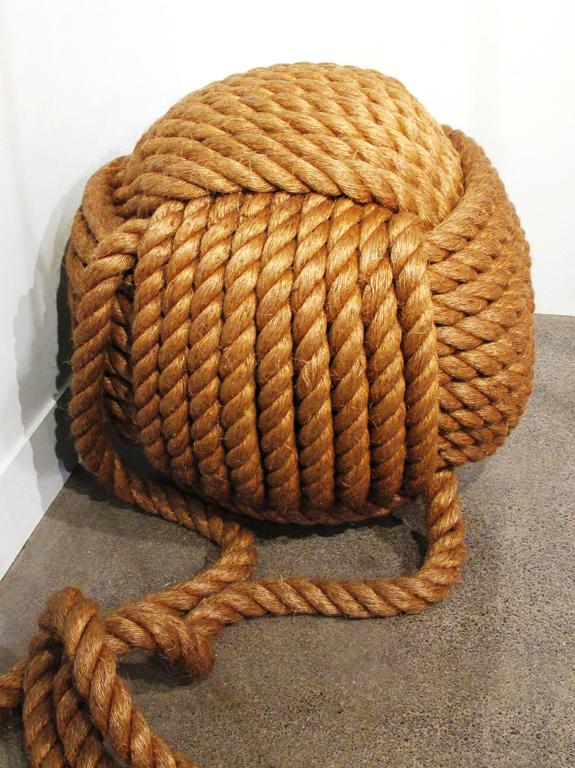 Stuart Weekes;Mighty ball of Rope;Knot Touch exhibit at the Maritime Museum