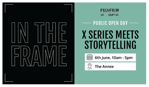 Fujifilm X Series Open Day Storytelling Invite