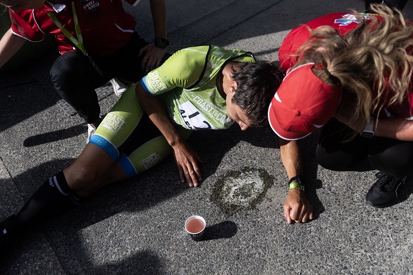 George Heard; Coast2Coast winner Alex Hunt collapses on finish line