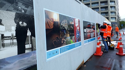 City Rail Link Alliance - Auckland Photo Day 2020 Install