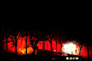 Stephen Hardy;A little more light;Groupe f amazing French pyrotechnics taken at the Auckland Domain