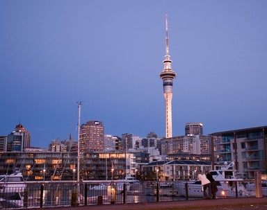 Hiroaki Hosono; Twilight time in Auckland.