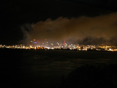  Auckland city after Auckland anniversary fireworks