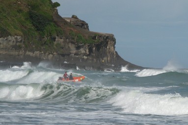 Peter Brooks; Muriwai Rescue; Muriwai Beach