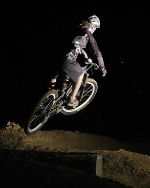 Christian Wafer; Night riding; Each week riders come from all round Auckland to ride under lights at Riverhead