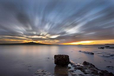 Young Jin Kim; Rock and Island;taken at Nerrowneck beach with long exposure