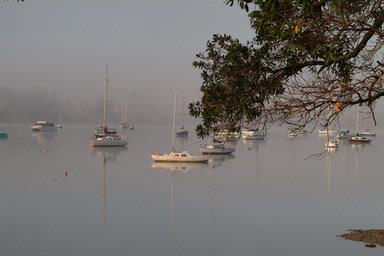  Boats in Mist