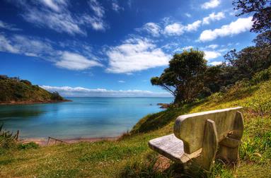 Chris Gin; The Lookout; A beautiful day on Waiheke Island.