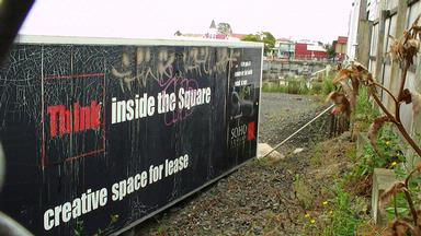 H Wong; Think Inside The Square;Soho is still a hole in the ground, Ponsonby