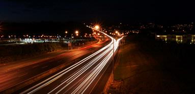 Tammy Bunt; Albany Mororway; Long exposure taken from the bridge next to Albany Bus station, North Shore