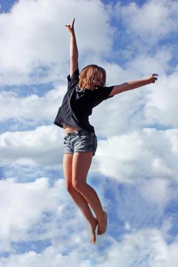 Catrina Sewell; Jumping at Mission Bay