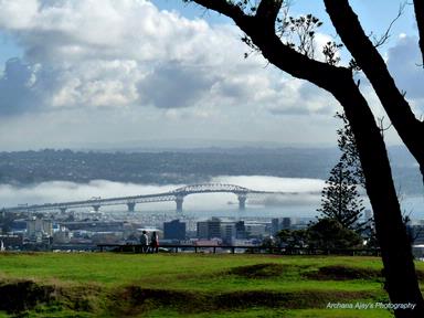 Archana;Harbour Bridge;Captured from Mount Eden, Auckland