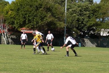 Adam Winship;Shot!   Where's the ball?; Central Utd v Mt. Albert Ponsonby @ Waikaraka Park, AFF Championship April 2010
