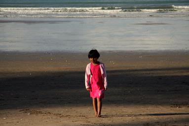 Jasmin Sheikh;Deep in Thoughts; Simran at Orewa beach