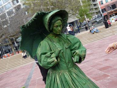 Ajay Ravi; A Statue Woman; Captured at Aotea Square, Auckland