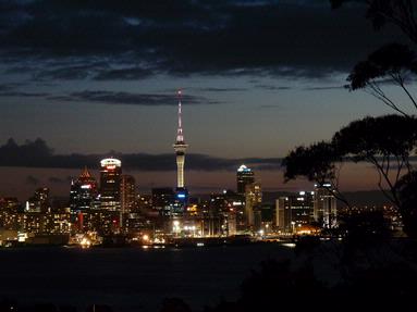 Ajay Ravi; Dusk view of the city; Captured from Mt Victoria, Devonport
