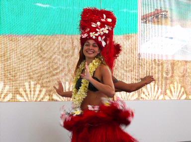 Stuart Weekes;The Joy of Dance   an extra hand; At the Pasifika Day in the Cloud