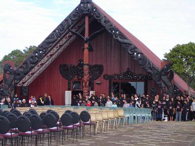 JayD; Bastion Point Marae; Waiting for the arrival of the Prime Minister at 25th Anniversary Bastion Point Occupation