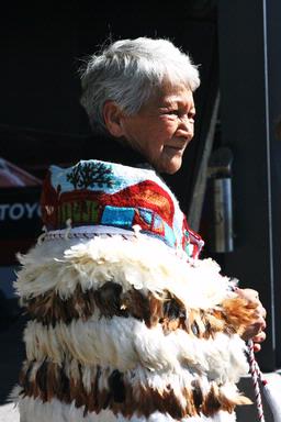 Judy Klaus; Korowai; Taken during RWC Opening Viaduct harbour