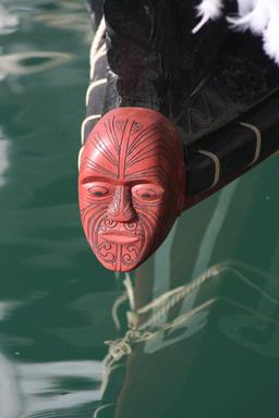 Judy Klaus; Waka Prow; Taken during RWC in Viaduct Harbour