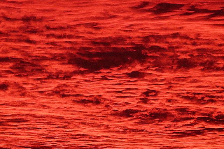 kez;red sky or red sea