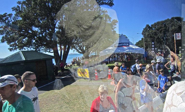 JERRY ZINN; NARROW NECK BEACH EVENT; TAKE FROM THE BUS.