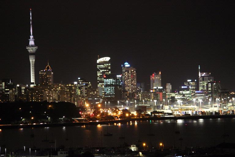 Leigh Burrell;Sparkling city;View from Bastion Point