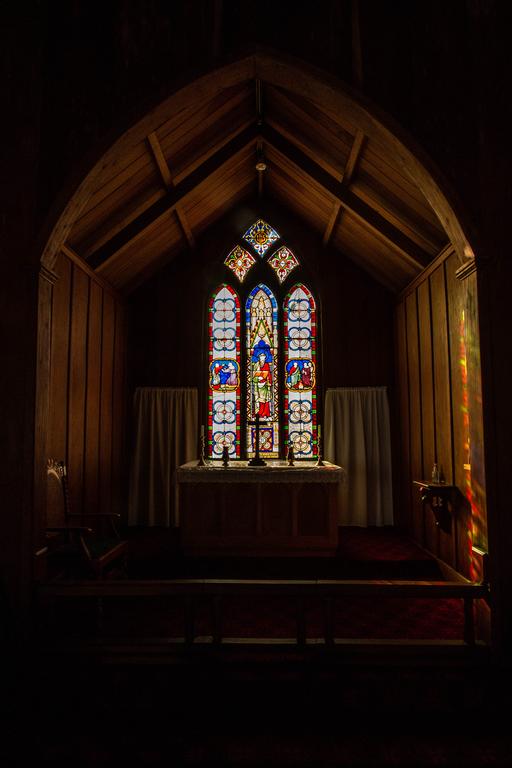 Amanda Kelso; 87 Rangiaowhia Rd, Te Awamutu; St Pauls Anglican Church stands at the historical sight of the 1864 Land War battles. It stands strong against the very calm landscapes which were once a battle grounds.