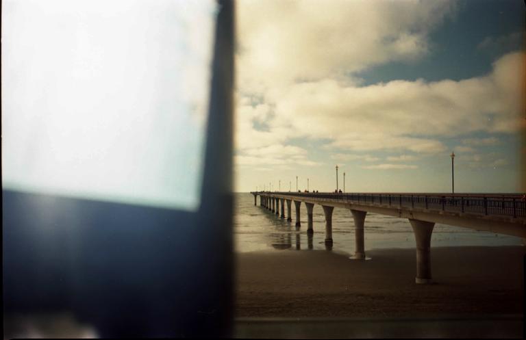 Jenny Partington; New Brighton Pier; Pier in New Brighton, Christchurch shot with 35mm kodak colour film on amateur film camera