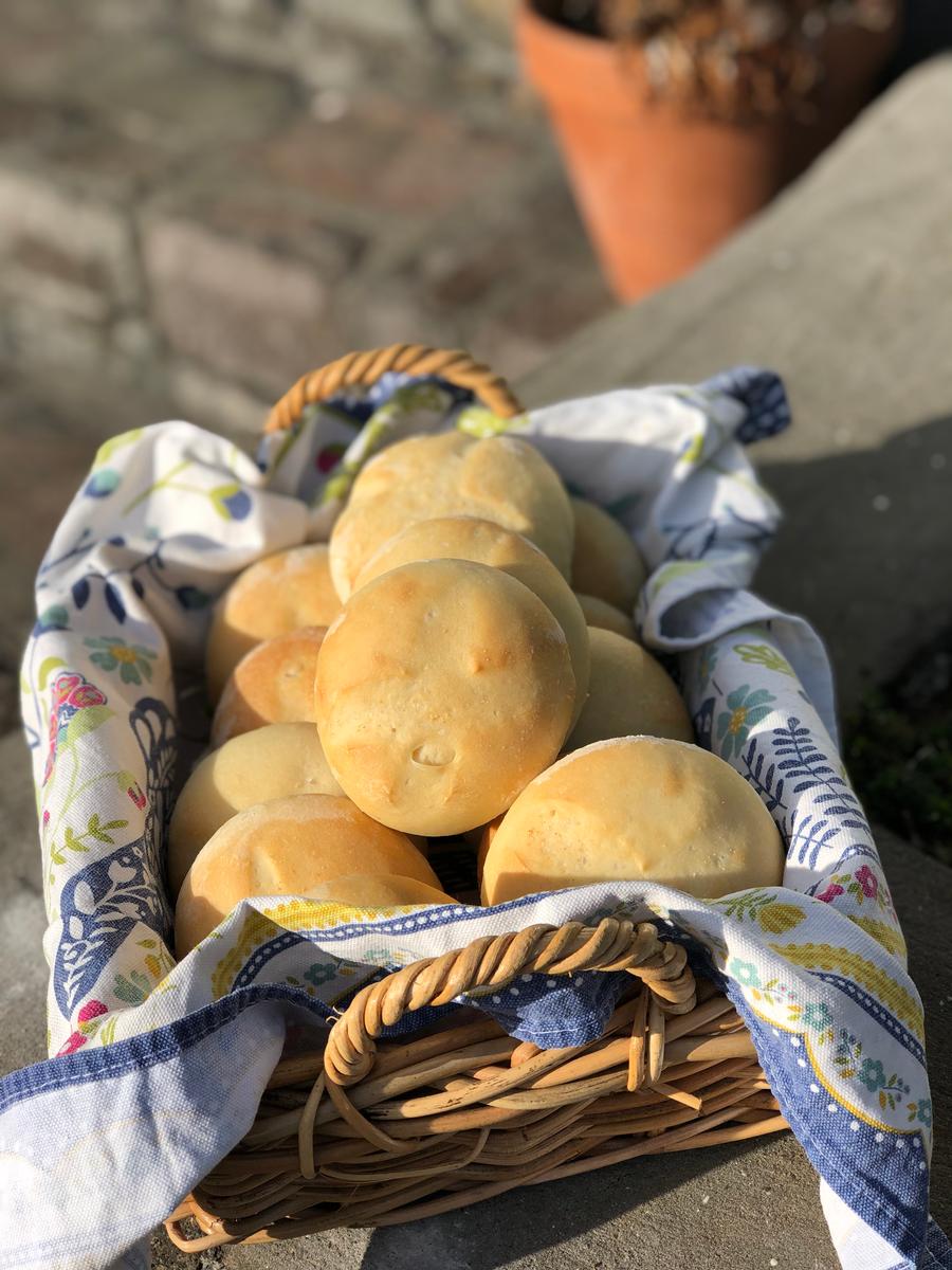 Abby Harris; Beautiful bread rolls ;Homemade bread rolls, just out of the oven