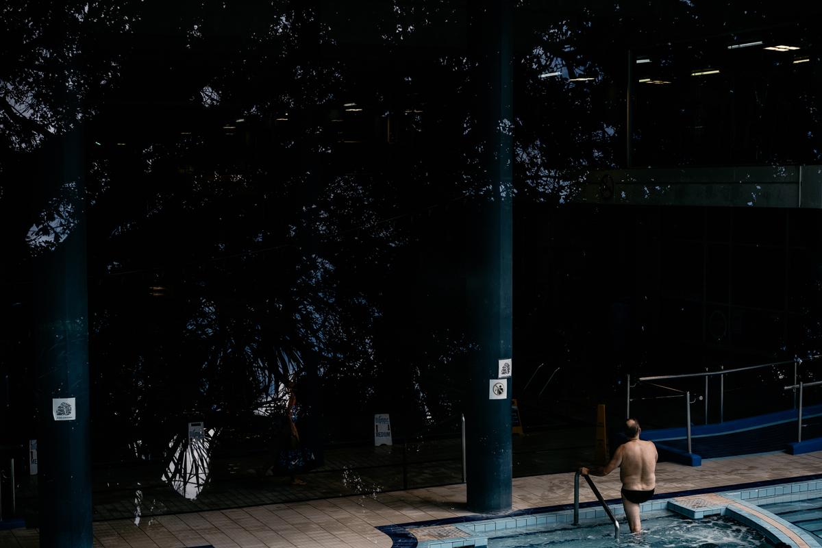 Tiago Lamy Silva; One last swim; Photo taken the day before the lockdown