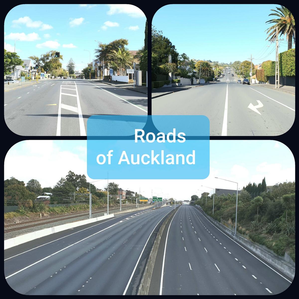 VIPUL UPADHYAY; Roads of Auckland; Empty roads during lockdown