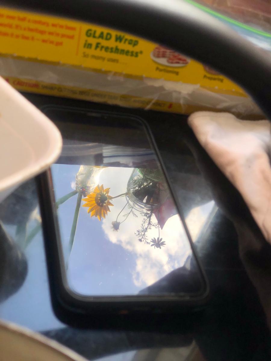 Karen; The phone out of a flower; The sunshine always comes on time.